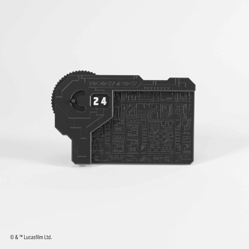 Official Gamegenic Star Wars Unlimited Life Pad in black.