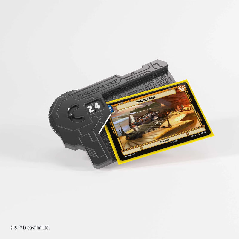Official Gamegenic Star Wars Unlimited Life Pad in black.
