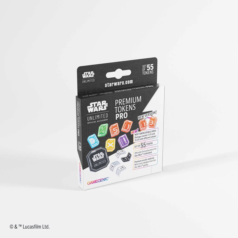 Star Wars Premium Tokens Pro packaging on a white background