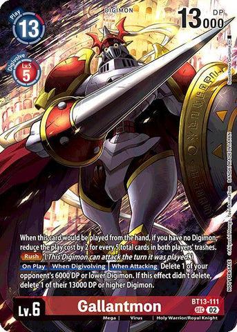 Gallantmon [BT13-111] (Limited Card Pack) [World Convergence Promos]