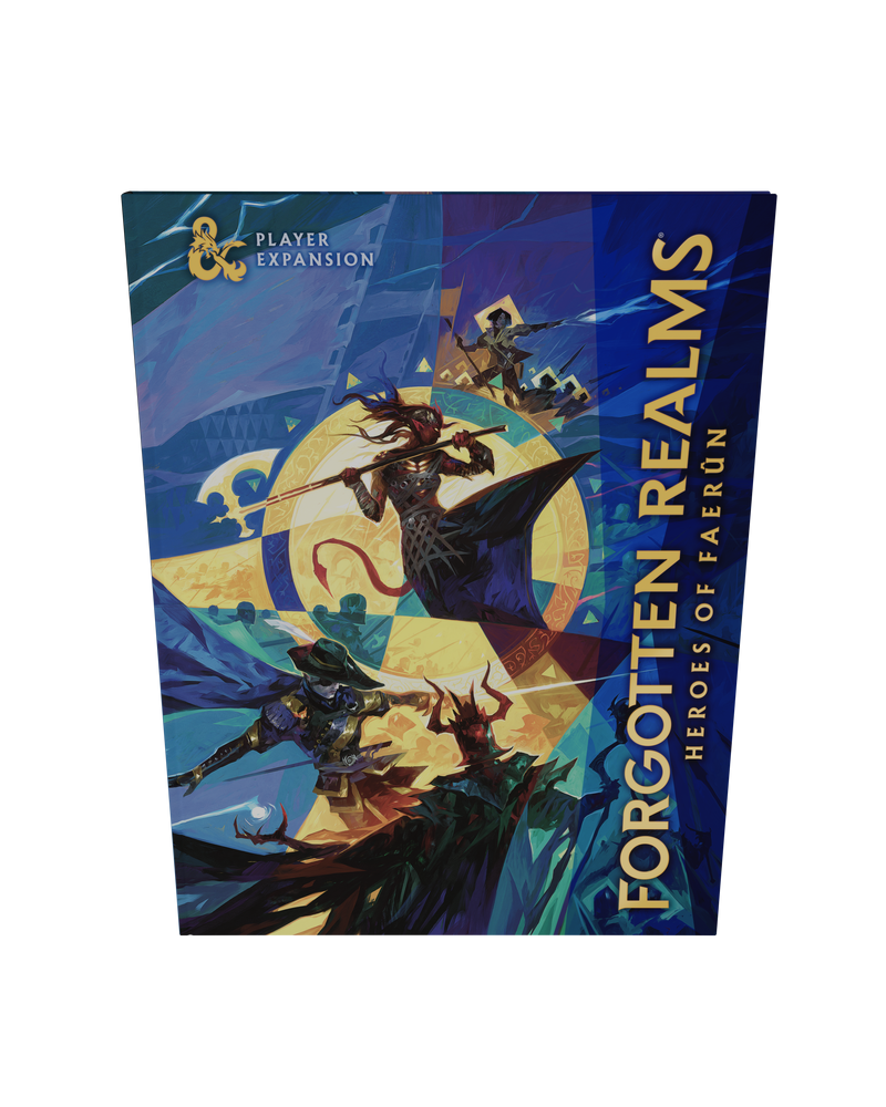 Dungeons & Dragons Heroes of Faerûn alternate cover book with unique Forgotten Realms artwork.