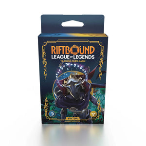 Packaging of the Riftbound League of Legends trading card game Viktor Champion Deck