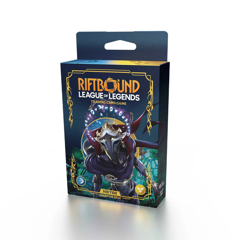 Riftbound League of Legends trading card game packaging on a white background