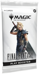 Magic The Gathering Final Fantasy play booster pack with character illustration on white background