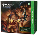 Magic: The Gathering The Hobbit Draft Night box packaging featuring Middle-earth themed artwork.