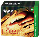 Magic: The Gathering The Hobbit Collector Booster Box packaging featuring Middle-earth themed artwork.