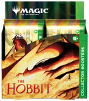 Magic: The Gathering The Hobbit Collector Booster Box packaging featuring Middle-earth themed artwork.