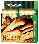 Magic: The Gathering The Hobbit Collector Booster Box packaging featuring Middle-earth themed artwork.