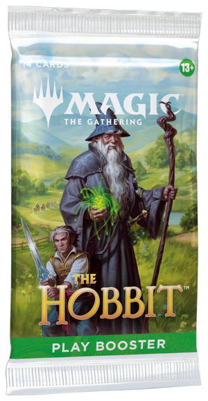 Magic: The Gathering The Hobbit Play Booster packaging.