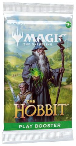 Magic: The Gathering The Hobbit Play Booster packaging.