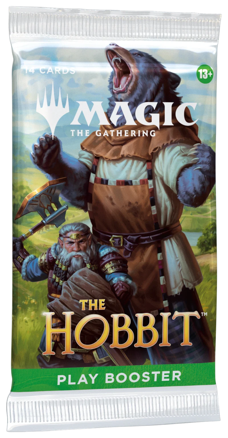 Magic: The Gathering The Hobbit Play Booster packaging.