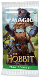 Play booster pack for 'Magic: The Gathering' featuring 'The Hobbit' theme.