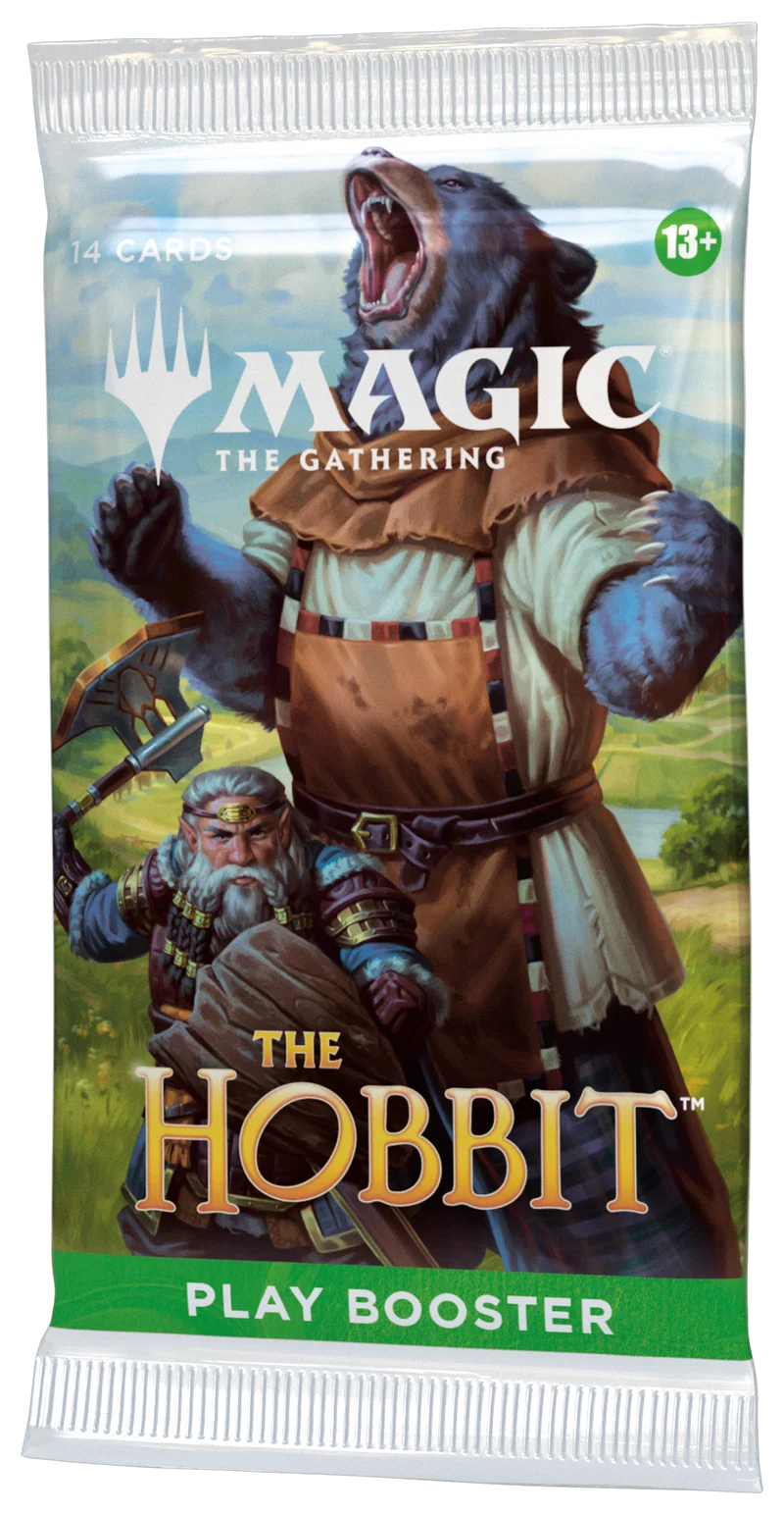 Magic: The Gathering The Hobbit Play Booster packaging.