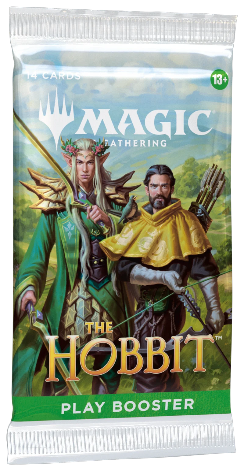 Magic: The Gathering The Hobbit Play Booster packaging.