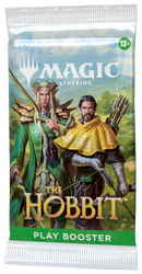 Play booster pack for 'Magic: The Gathering' featuring 'The Hobbit' theme.