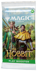 MAGIC: THE GATHERING The Hobbit play booster pack with two characters on a scenic background.