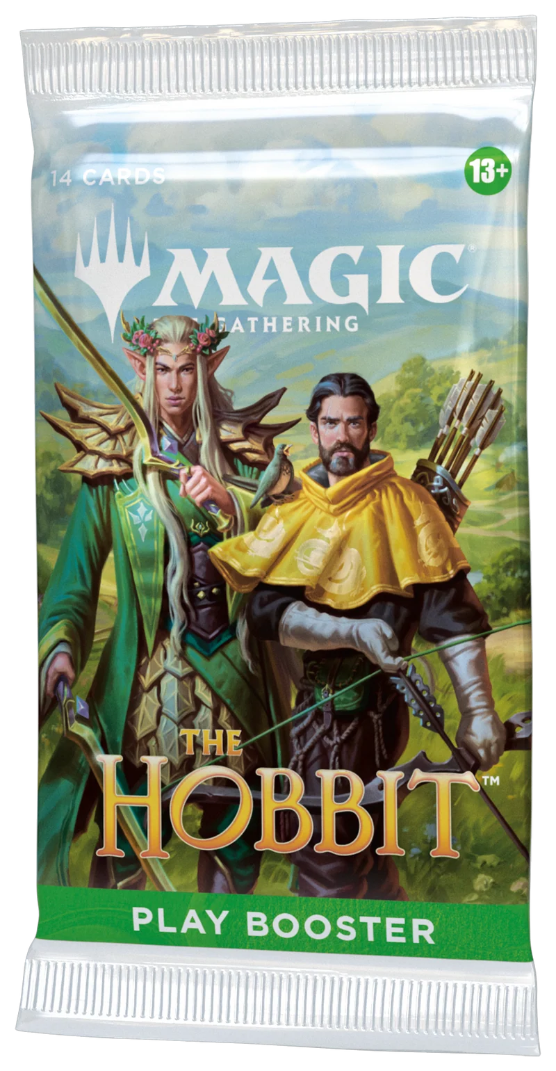 Magic: The Gathering The Hobbit Play Booster packaging.