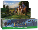 Magic: The Gathering The Hobbit Play Booster Box packaging featuring Middle-earth themed artwork.