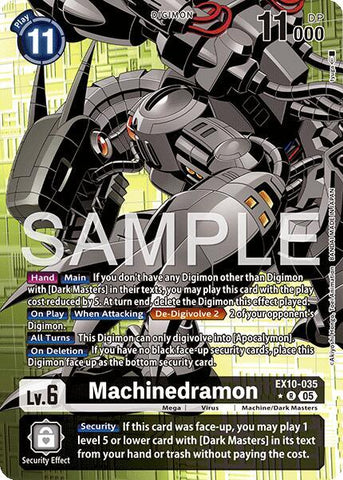 Machinedramon [EX10-035] (Alternate Art) [Sinister Order]