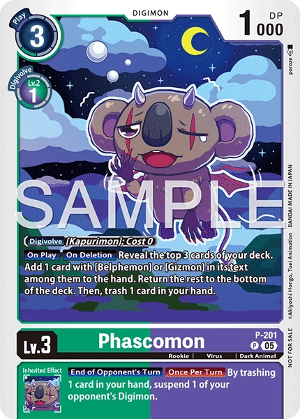Phascomon [P-201] (Store Tournament 2025 Vol.4 Participation Pack) [Promotional Cards]