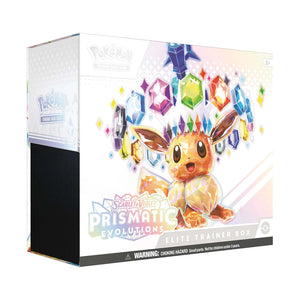 Pokémon Elite Trainer Box with Eevee illustration on a white background