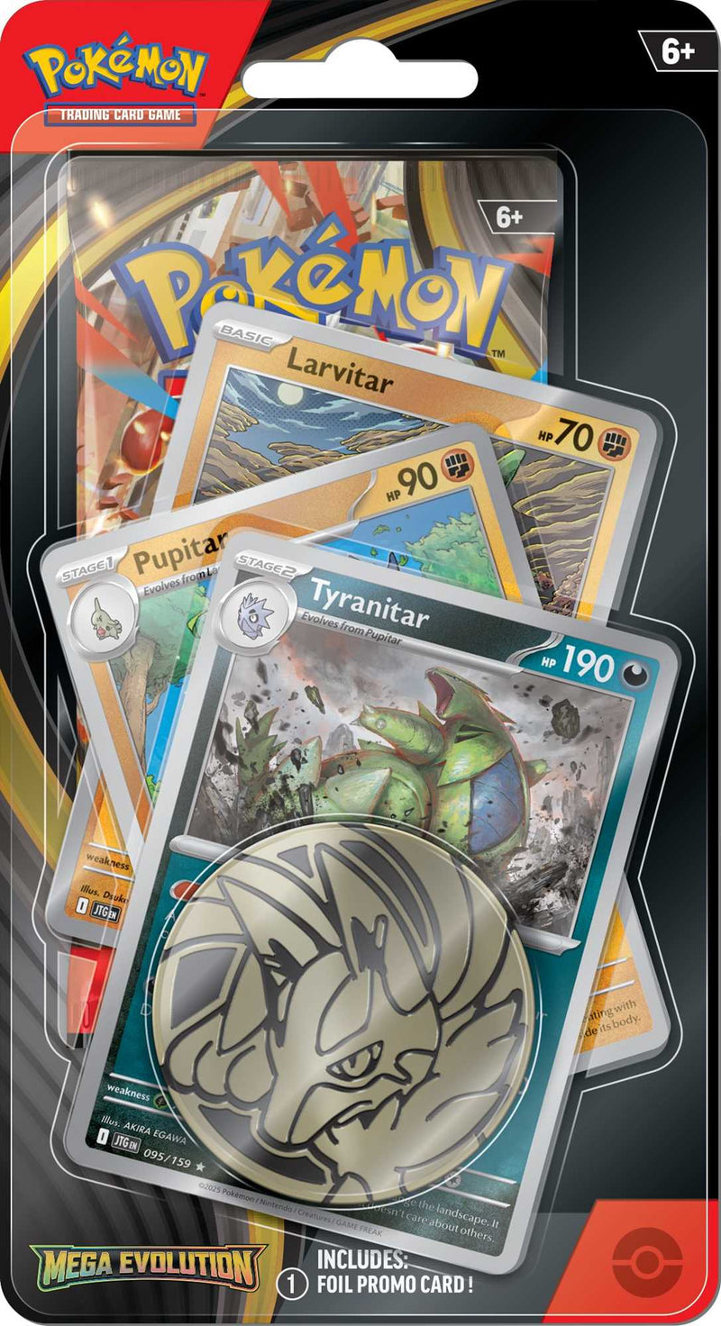 Pokemon Mega Evolution - Premium Checklane Booster Tyranitar