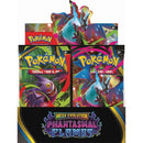 Three Pokémon trading card game packs with colorful artwork on a white background.