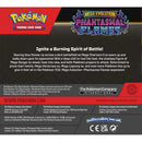 Pokémon Trading Card Game Mega Evolution Phantasmal Flames expansion pack back cover