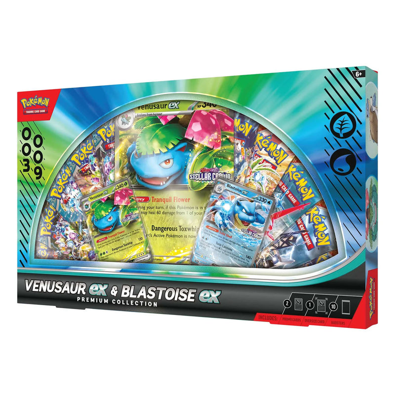 Pokemon Venusaur ex & Blastoise ex Premium Collection