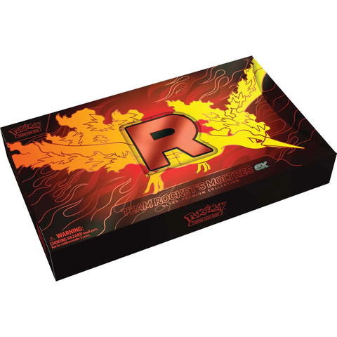 Pokémon Team Rocket’s Moltres ex Ultra-Premium Collection box packaging.