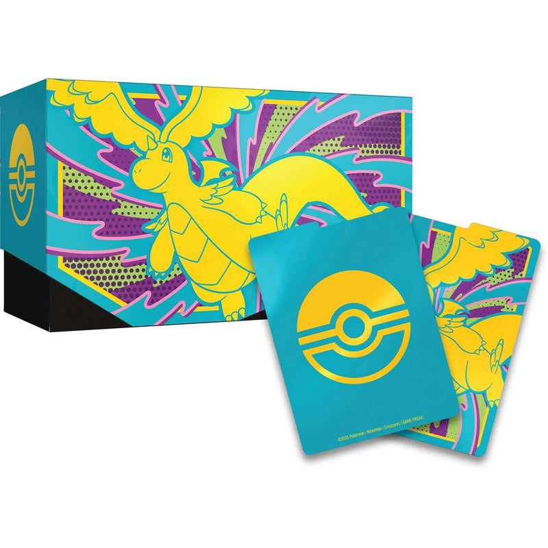 Pokémon Ascended Heroes Elite Trainer Box packaging with themed artwork.