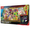 Pokémon Mega Zygarde EX Premium Collection packaging with card images on a white background