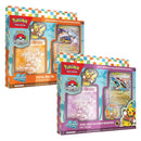 Two Pokémon trading card game packs on a white background