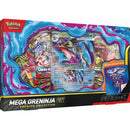 Pokémon Mega Greninja EX Premium Collection packaging with colorful design