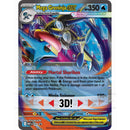 Pokémon trading card featuring Mega Greninja EX with colorful design and text.