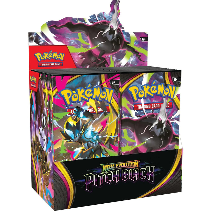 Pokémon trading card game pack with Mega Evolution Pitch Black theme