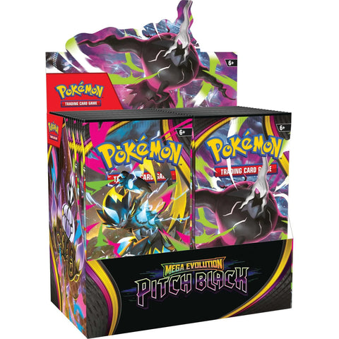 Pokémon trading card game pack with Mega Evolution Pitch Black theme
