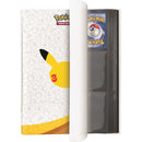 Pokémon trading card holder with Pikachu design on a white background