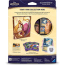Disney Lorcana Attack of the Vine Set 13 Rapunzel Collection Starter packaging with binder, promo card and booster packs.