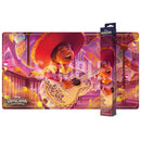 Disney Lorcana Hyperia City Set 14 Miguel Rivera Playmat featuring character artwork.