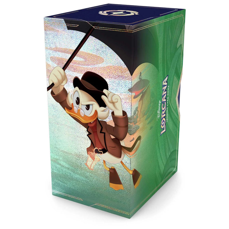 Disney Lorcana Winterspell Scrooge McDuck Gift Set packaging with themed artwork and contents.