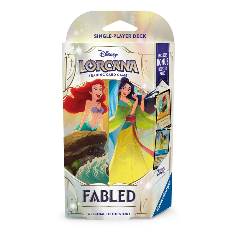 Lorcana - Fabled Starter Deck Bundle (Powerline and Max & Ariel and Mulan) - Set 9