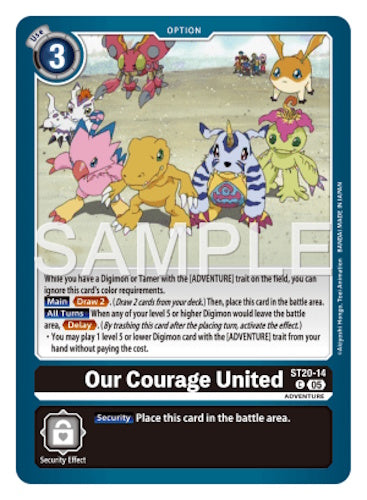 Our Courage United [ST20-14] [Starter Deck: Protector of Light]