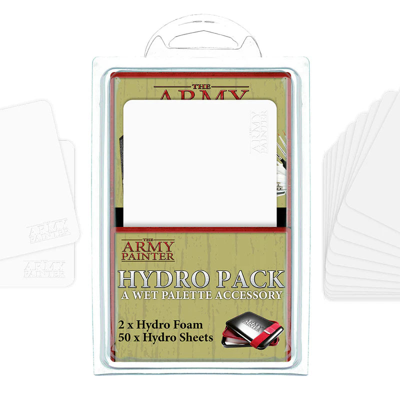Army Painter Wet Palette Hydro Pack refill packaging with replacement sheets.