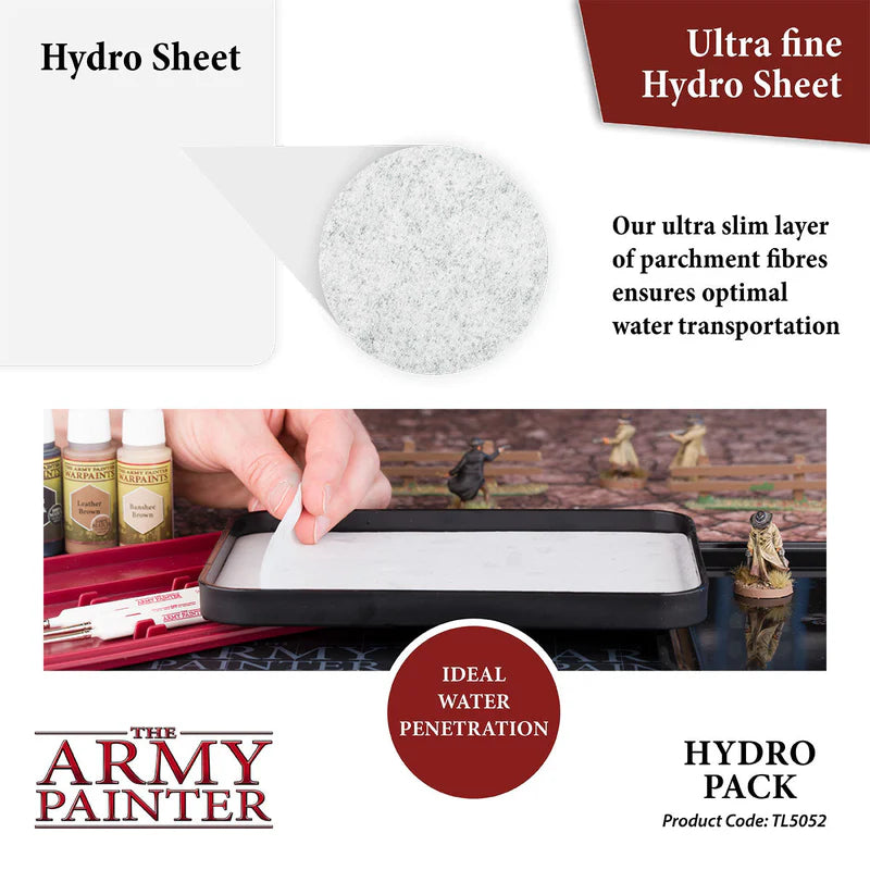 Army Painter Wet Palette Hydro Pack refill packaging with replacement sheets.