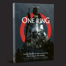 Book titled 'The One Ring' with a fantasy design on a dark background