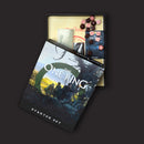 The One Ring starter set packaging with game components on a dark background