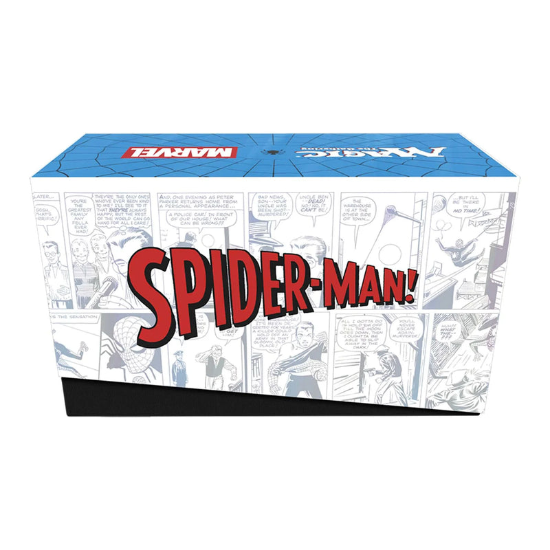 Marvel Spider-Man product packaging with comic book style design