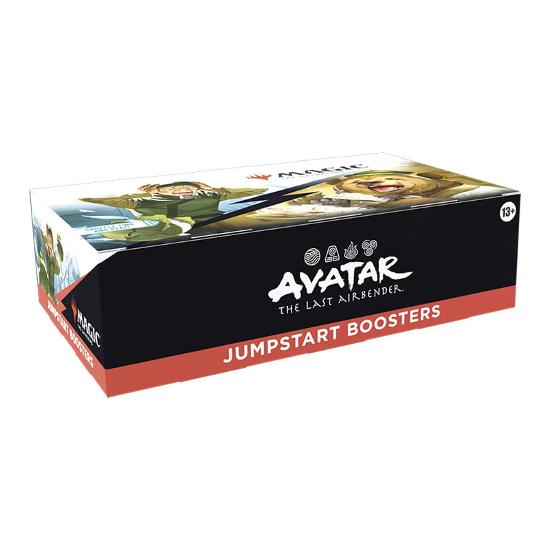 Box of 'Avatar: The Last Airbender' Jumpstart Boosters on a white background
