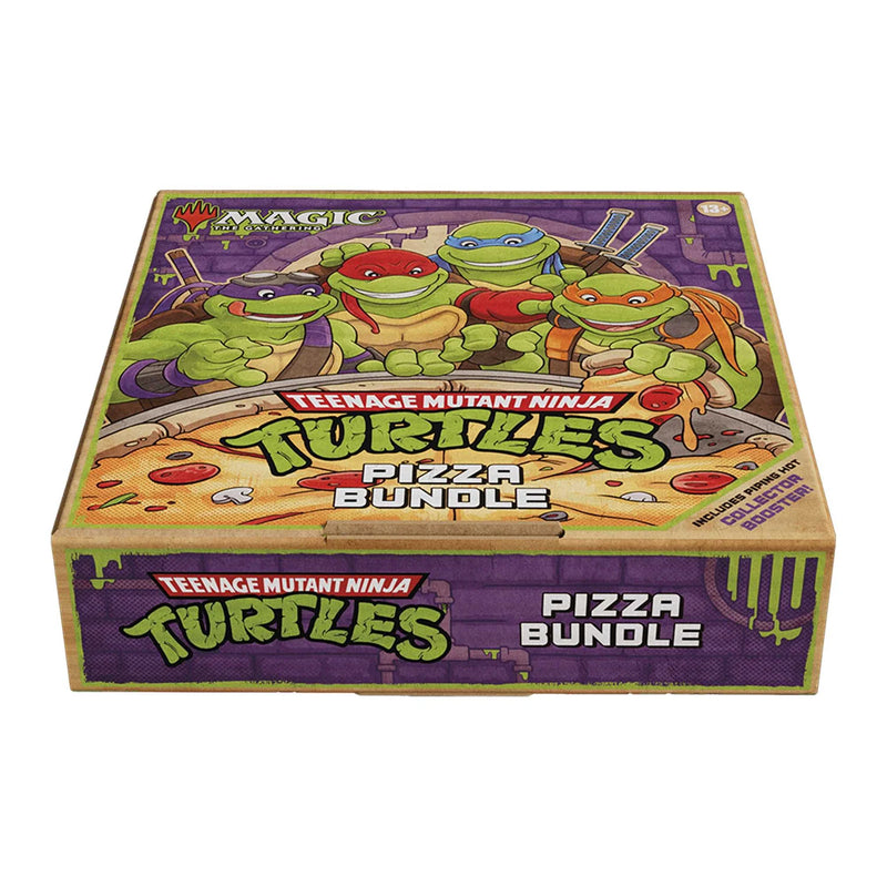 Teenage Mutant Ninja Turtles pizza bundle box on a white background